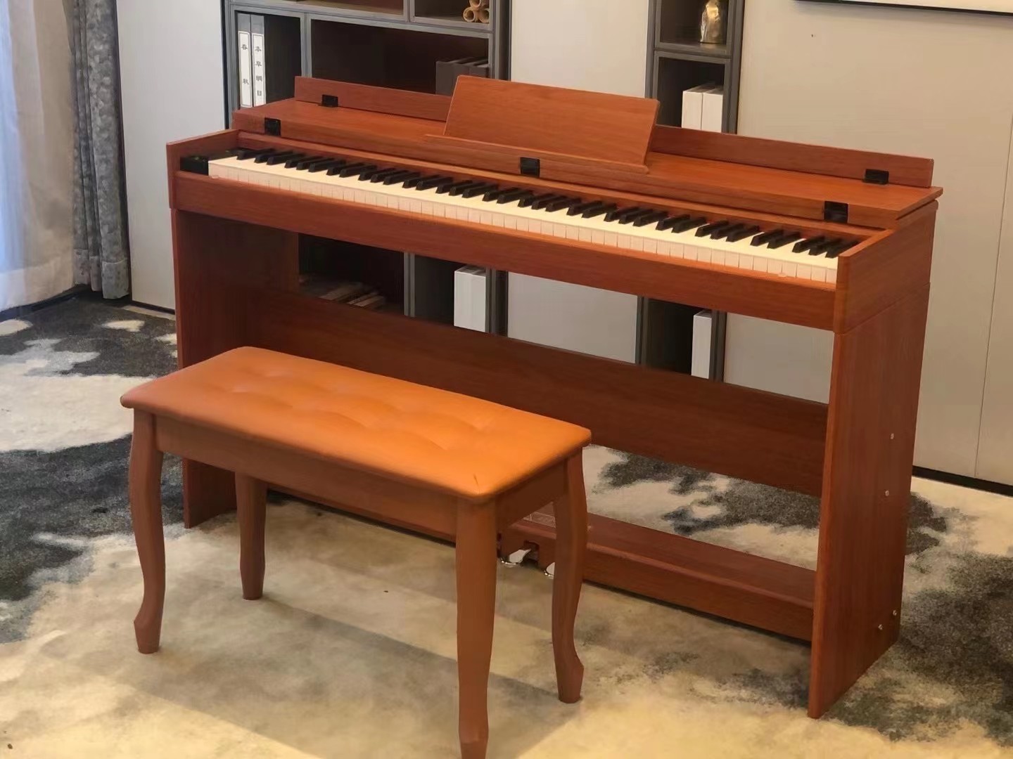 OEM& ODM piano 88 keys hammer keyboard Midi digital music piano Portable the function of changing voice, recording, acc