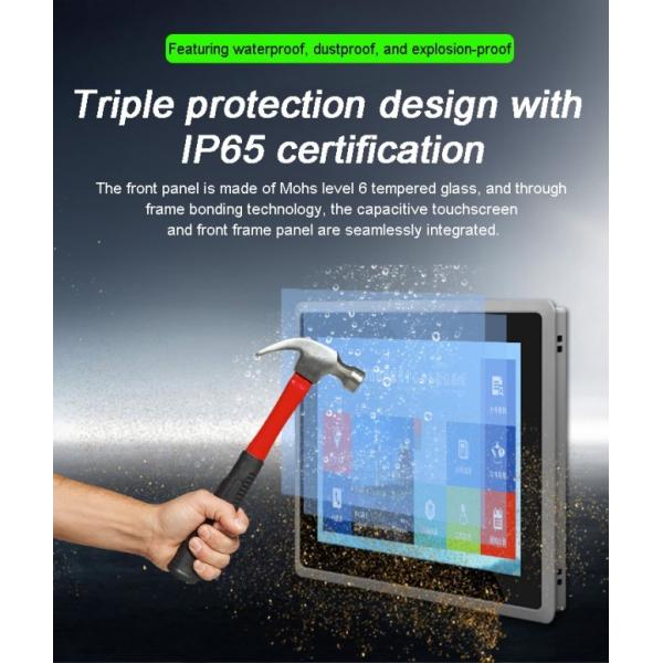 21.5-inch Embedded Industrial Display HMI Panel PC IP65 Waterproof Lcd Touch Monitor