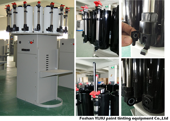 Fluid Management Manual Paint Colorant Dispenser High Accuracy With POM Plastic Canister
