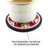 Buy cheap Heat Insulation 10cm Felt Christmas Themed Cup Mat from wholesalers