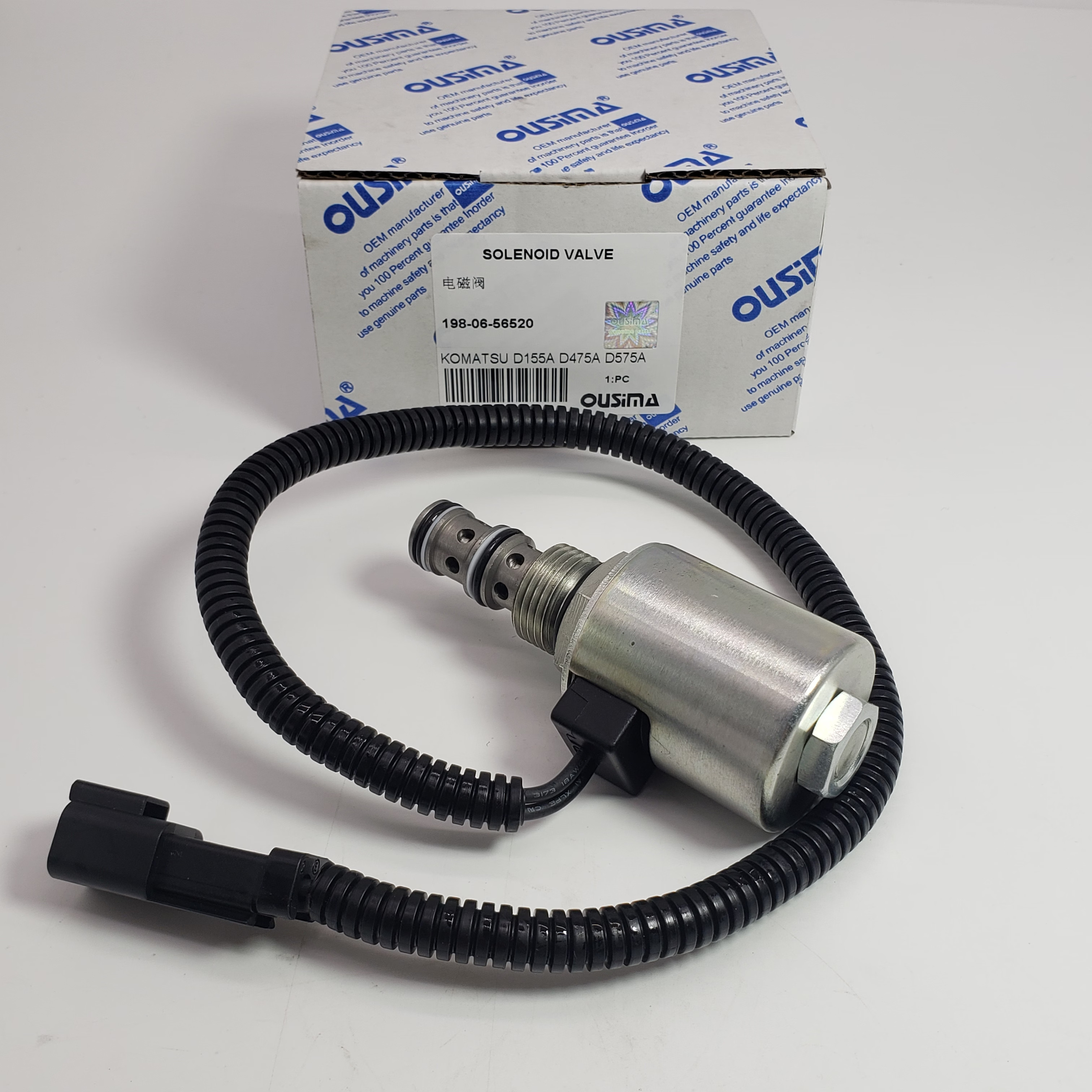 198-06-56520 Solenoid Valve For KOMATSU D155A D475A D757A