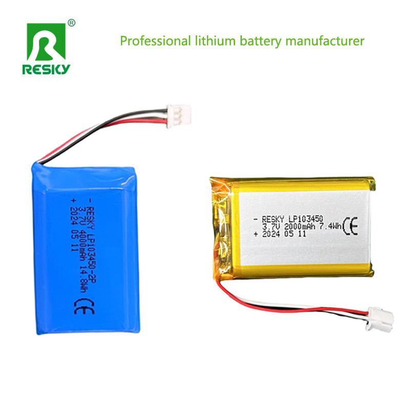 Rechargeable Li Polymer Battery Pack 103450 1s2p 3.7V 4000mAh