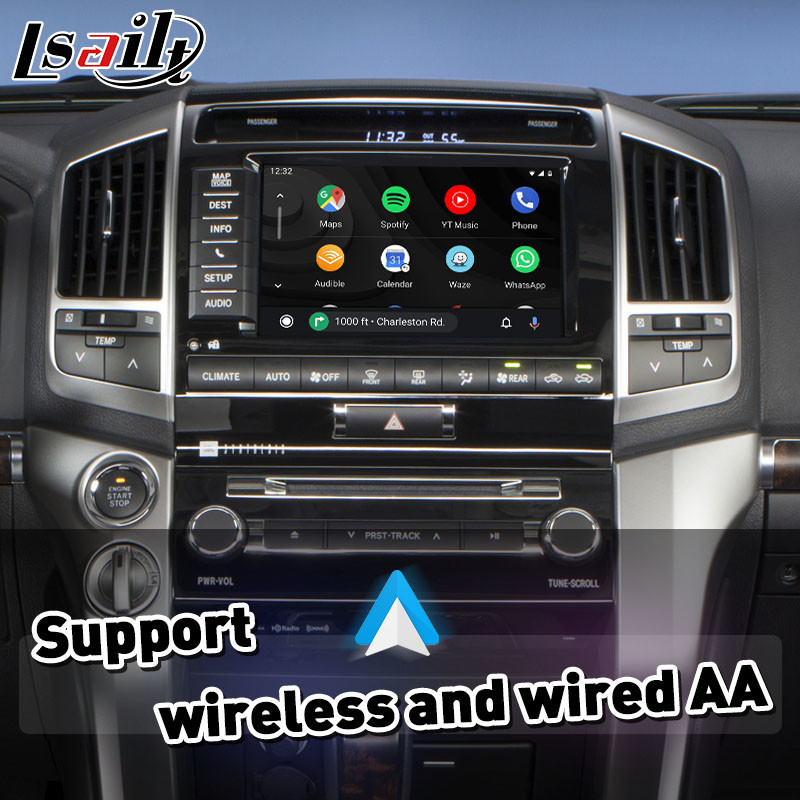 Lsailt Qualcomm Android Multimedia System Interface for Toyota Land Cruiser 200 LC200 2012-2015