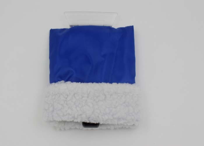 Waterproof Blue Plastic Glove Ice Scraper For Car With Custom Logo EN71