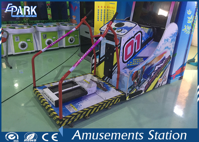 Amusement Park Coin Operated Arcade Machines Ski Racing Simulator