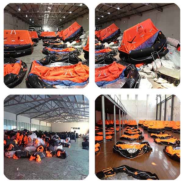 CCS, DNV-GL, BV Approved ISO9650 Standard 4-12 Persons Valise Bag Small Leisure Life Raft