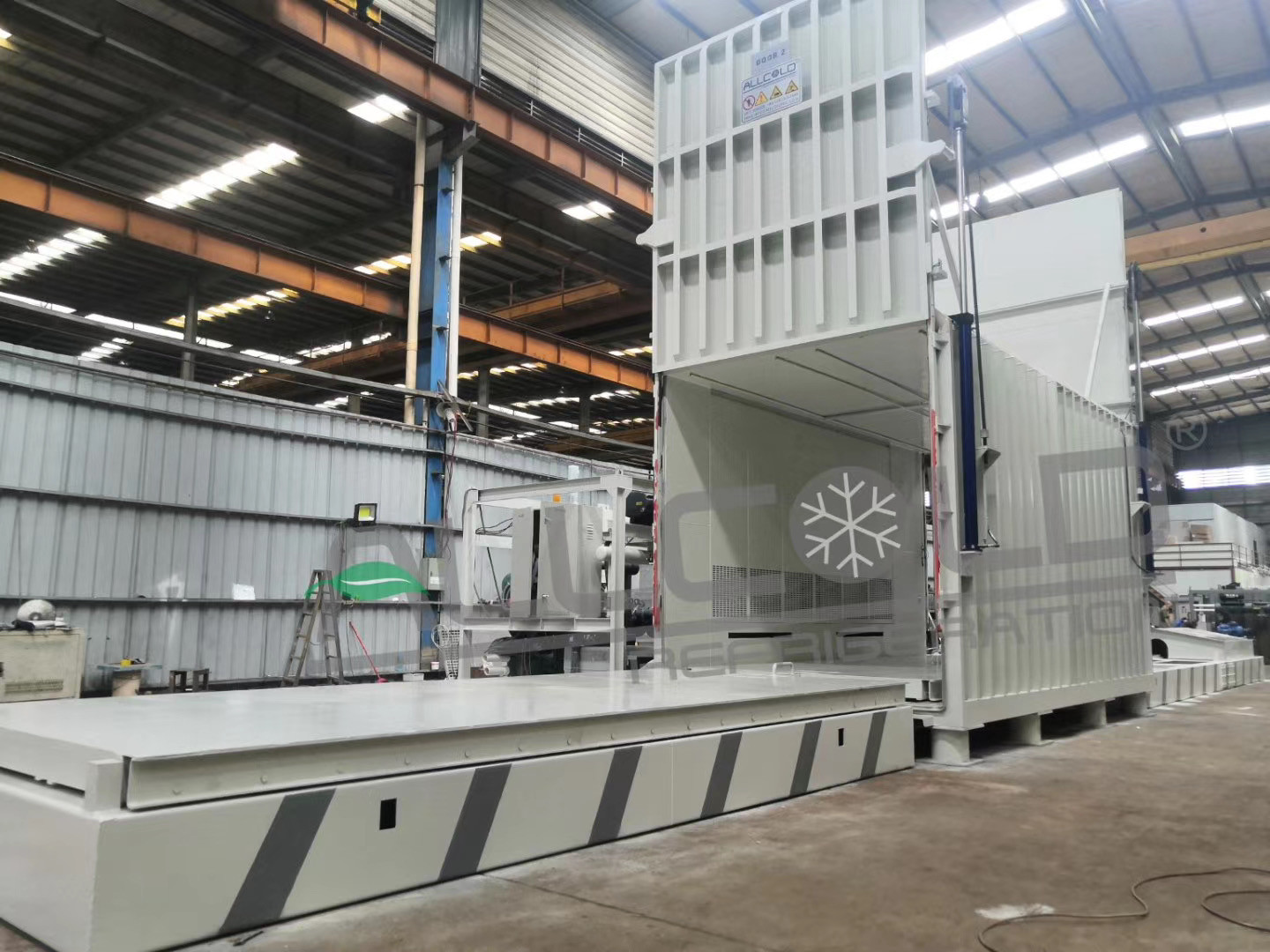 Kale Conveying 121KW Vacuum Pre Cooler R404A Refrigerant