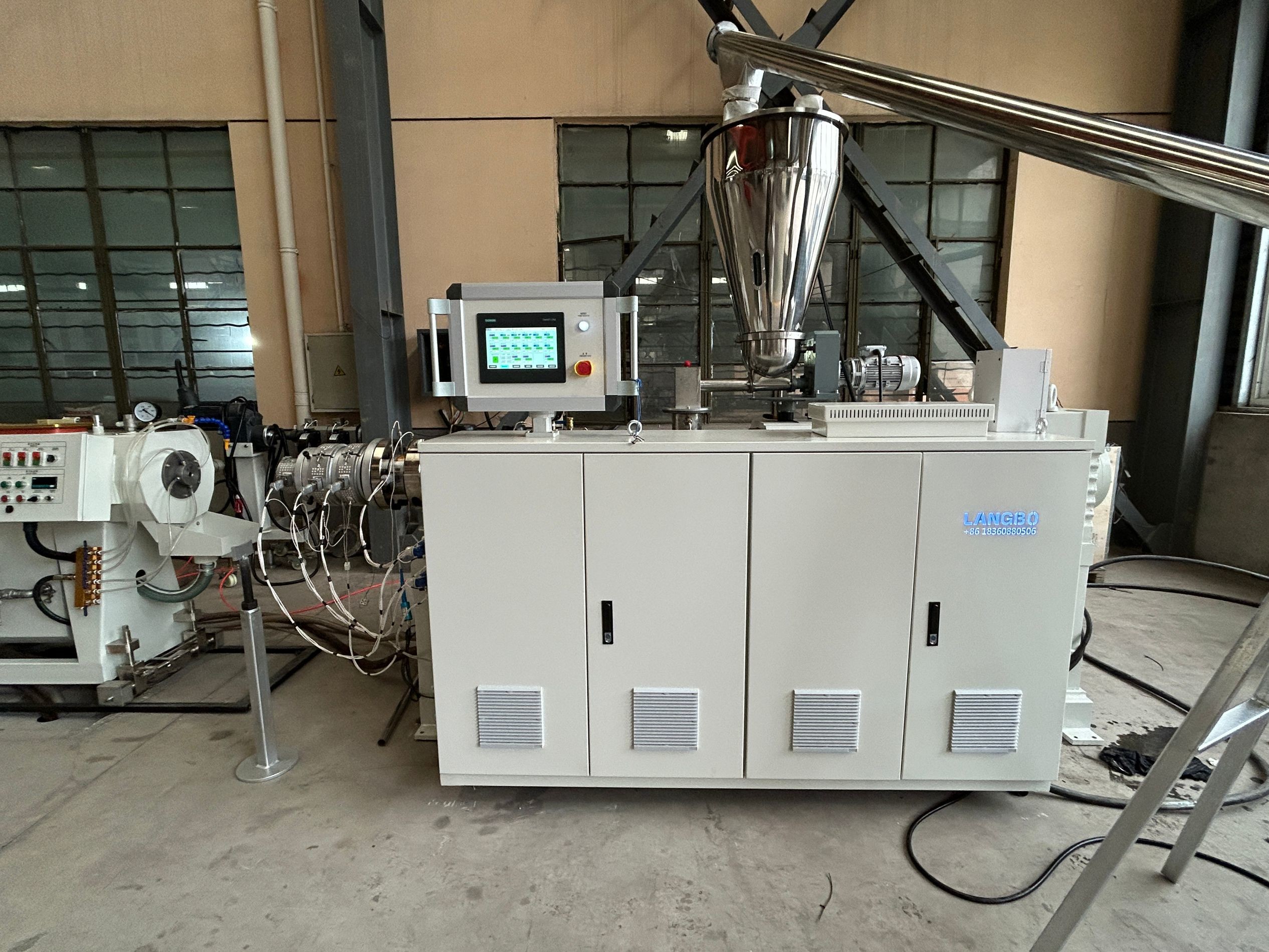 Automatic PLC CPVC Pipe Extrusion Line With Dia 20-110mm