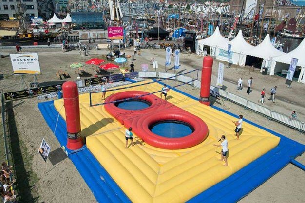 Tarpaulin Football Field Outdoor Inflatable Sports Games Shooting