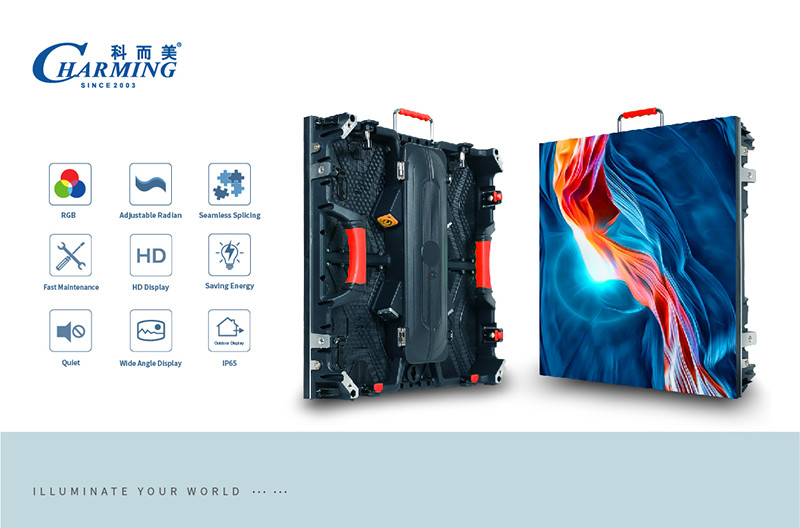 P3.91 Indoor Full Color Display 3840Hz High Refresh Rate 500*1000*86mm