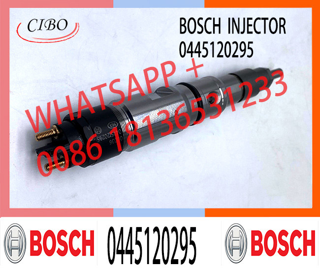0445120295 Engineer hinery Genuine Excavator Engine Fuel Injector 0445120295