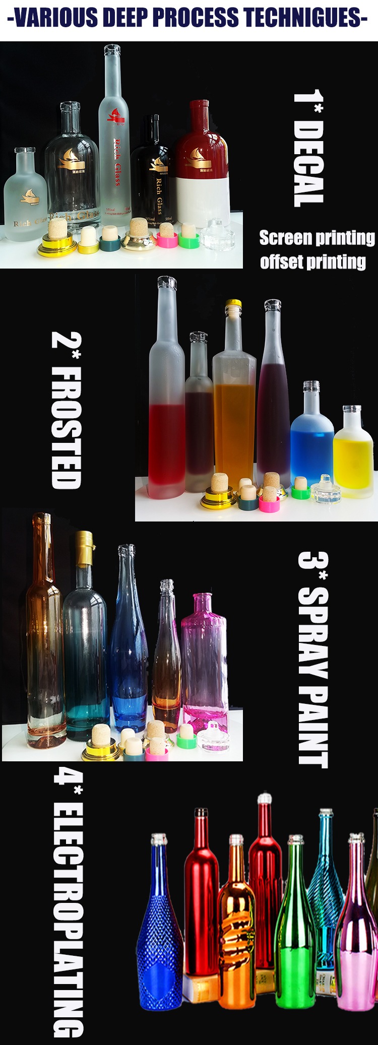 Base Material 500ml 750ml Wine Liquor Bottle with Cork Made of Super Flint Glass