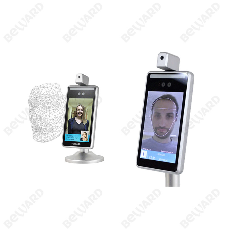 Touchless 14.4W Facial Recognition Fever Scanner 400cd/m2