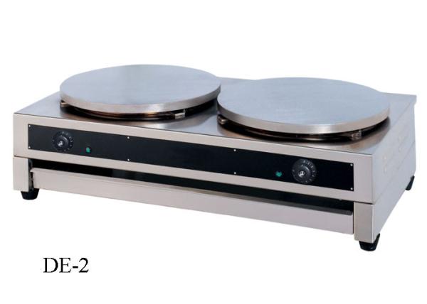400 mm Restaurant Cooking Equipment Single Or Double Head Commercial Crepe