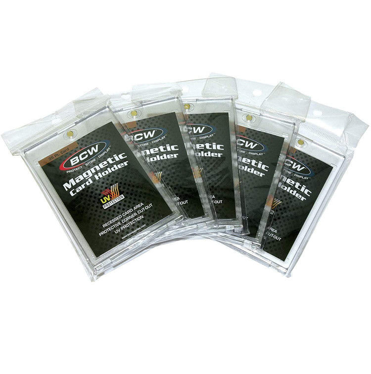 35pt 55pt 180pt 3x4in Trading Card Sleeve Hard Plastic PVC Material