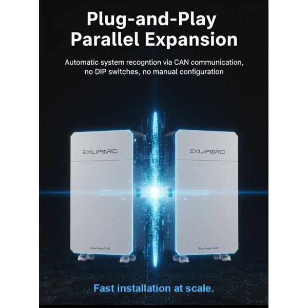 400V High Voltage Home Energy Storage Battery with 16kWh Modular LiFePO4 System and IP65 Protection