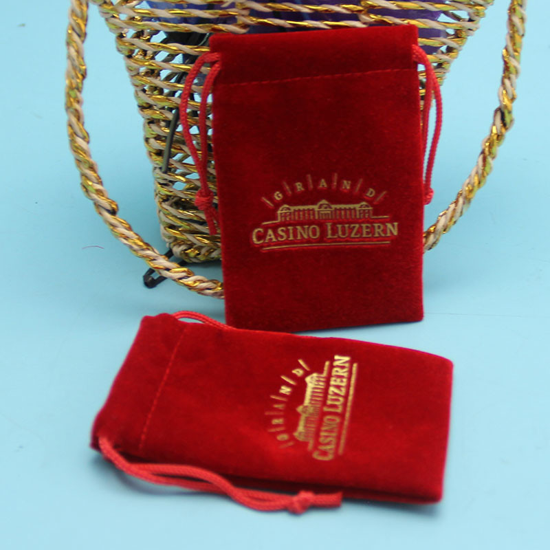 Custom PU Leather Gift Pouch , Travel Drawstring Storage Jewelry Bag Durable