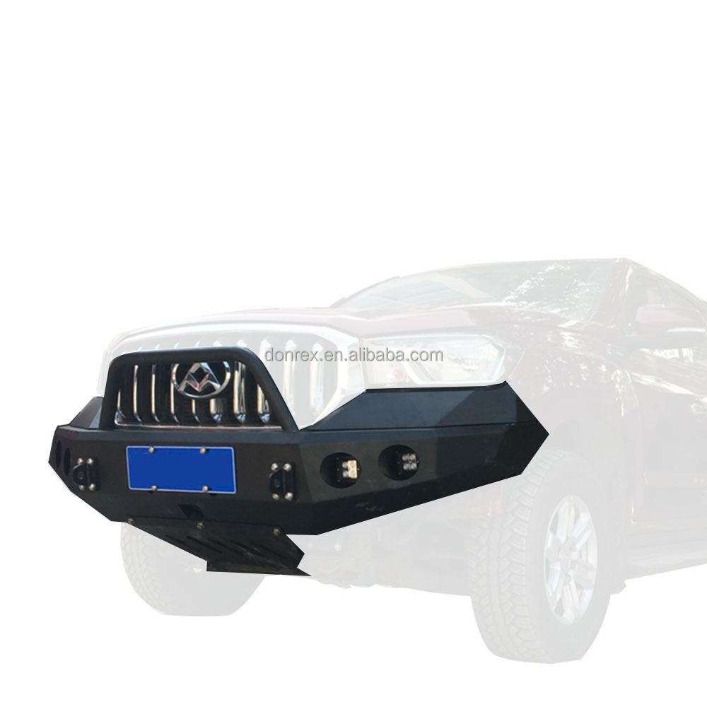 2016- Year Black Maxus T60 Steel Guard Body Kit Bull Bar Front and Rear Bumpers for Saic