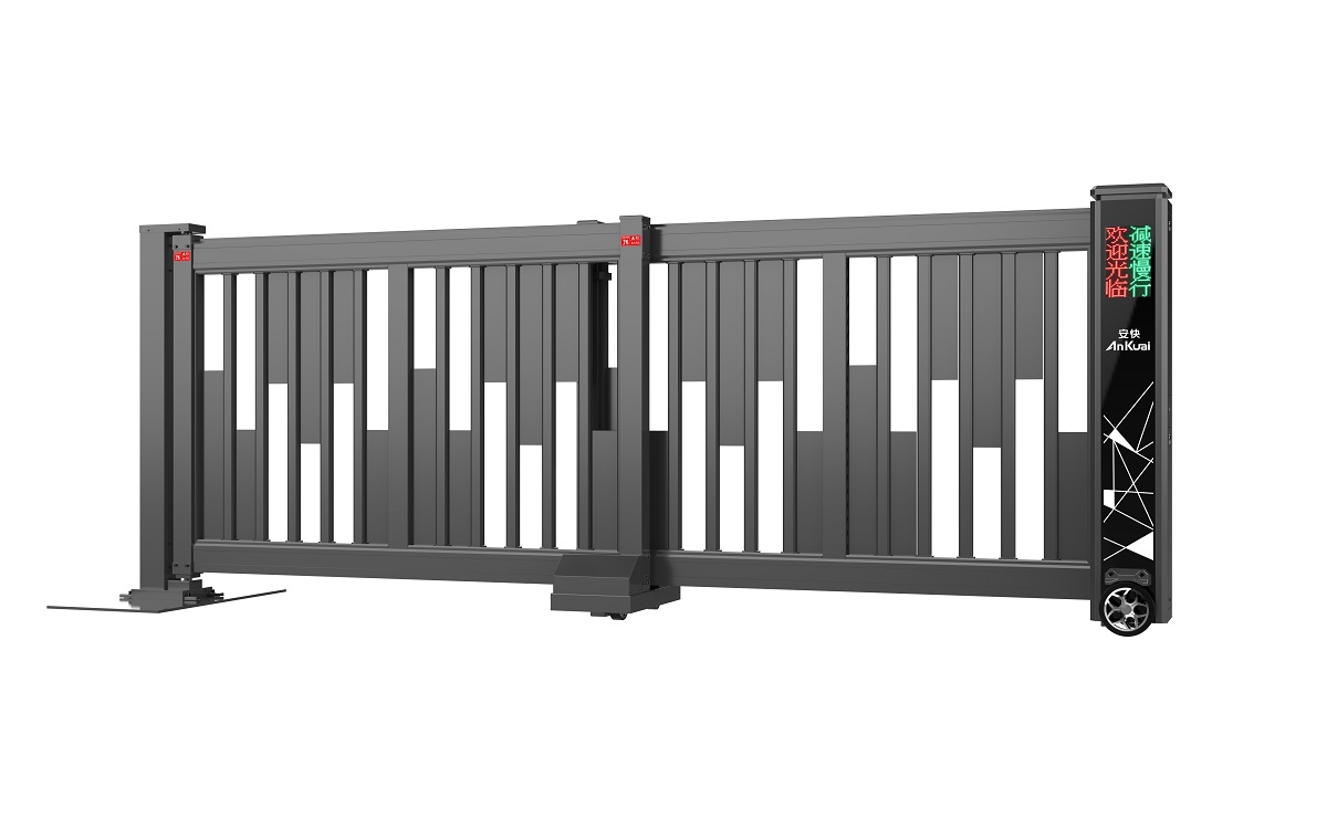 Ankuai High Security Retractable Sliding Gate Automatic Telescopic Sliding Driveway Gate