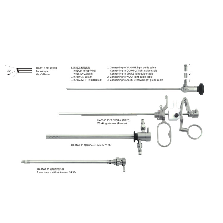 Surgical Instruments Urology Resectoscope Working Element Turp