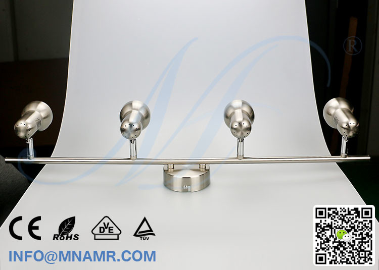 4x5W LED Ceiling Spotlight Fitting AC100-240V with Multi-Direction Adjustable Heads