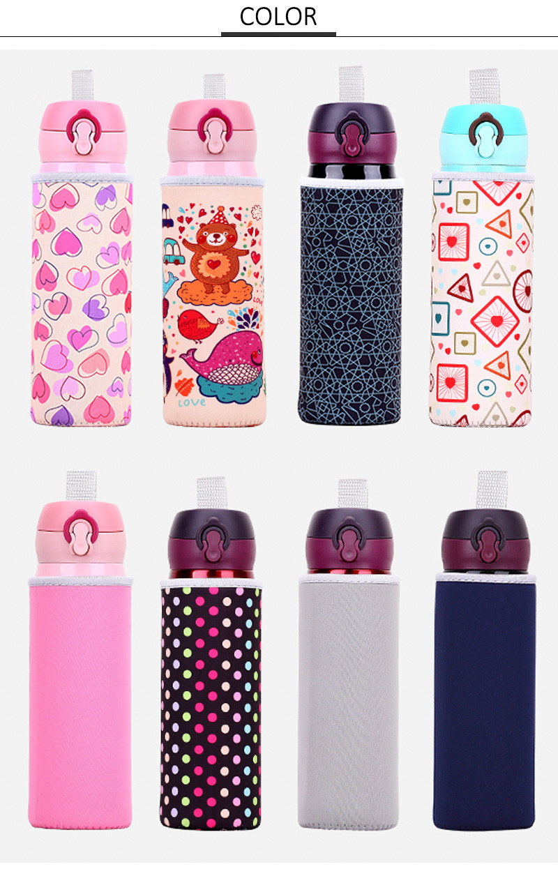 Reusable Portable L6CM Glass Water Bottle Sleeve