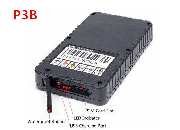 Work 10Days Long Battery Life GPS Tracker / simple gps tracking device With Mobile Phone App