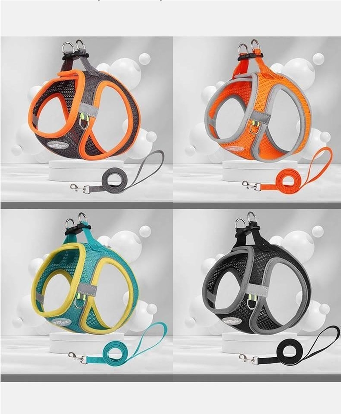 Lightweight Design Mesh Pet Harness Vest For Ensure The Safety