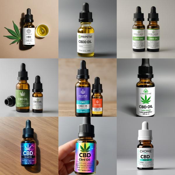 Customizable Dropper Bottle Sticker for Pharmaceutical Oil Peptide Package