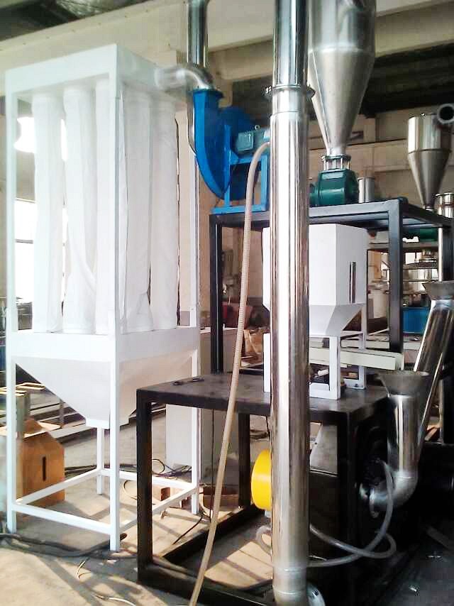 Fully Sealed Plastic Grinding Equipment , SKF Shaft Small Plastic Shredder Machine