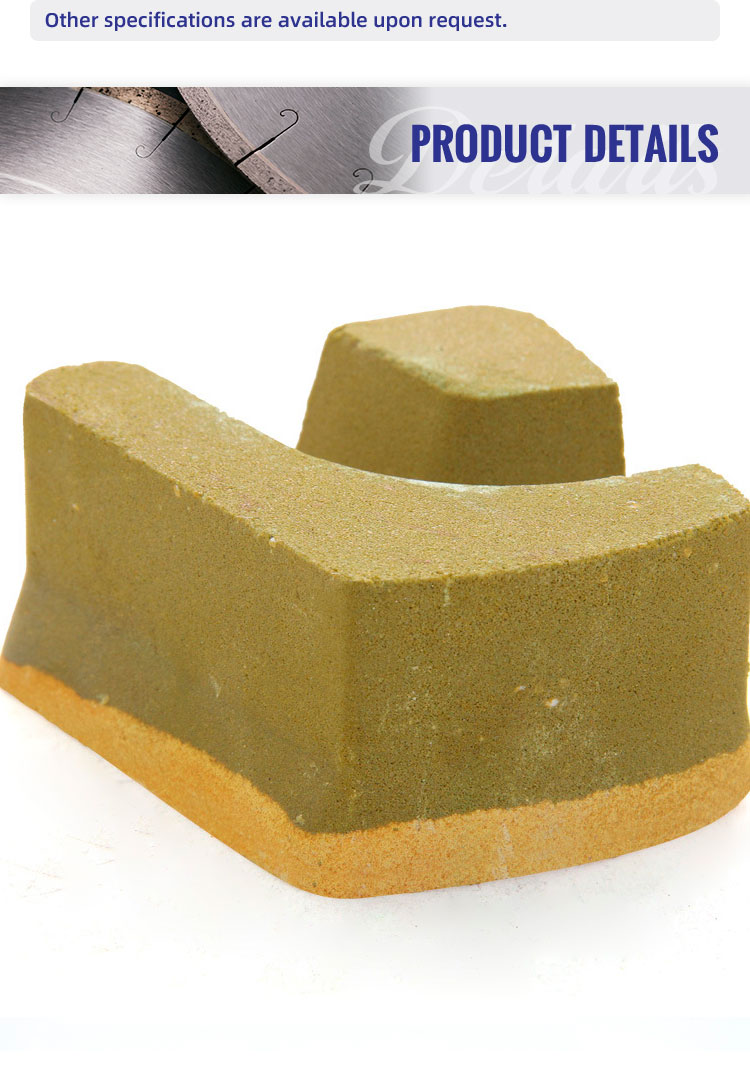 Magnesite Silicon Carbide Bonded Frankfurt Grinding Block for Marble Blasting Media