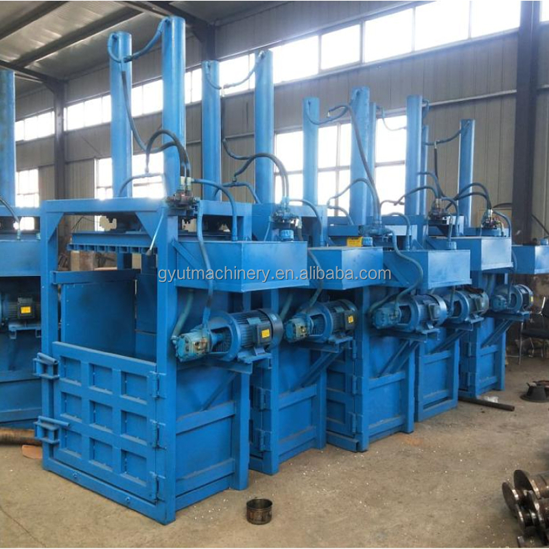 Carton Compress Baler Machine for Recycling Waste Paper Old Clothes