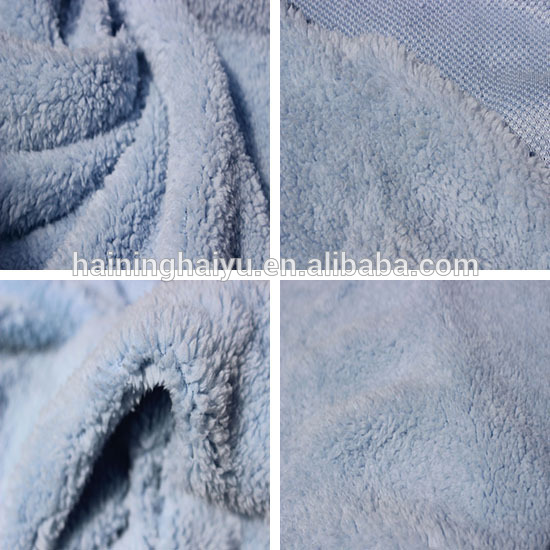 sherpa printed fabric 100% polyester fabric sherpa