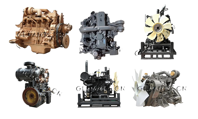 6D102 Generator Diesel Engine For Komatsu Excavator Engine Construction Machine
