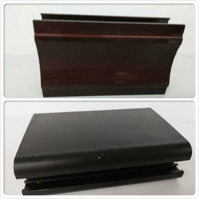 6063 T5 Powder Coated Wardrobe Aluminium Profile Extrusions 1.4 Thickness