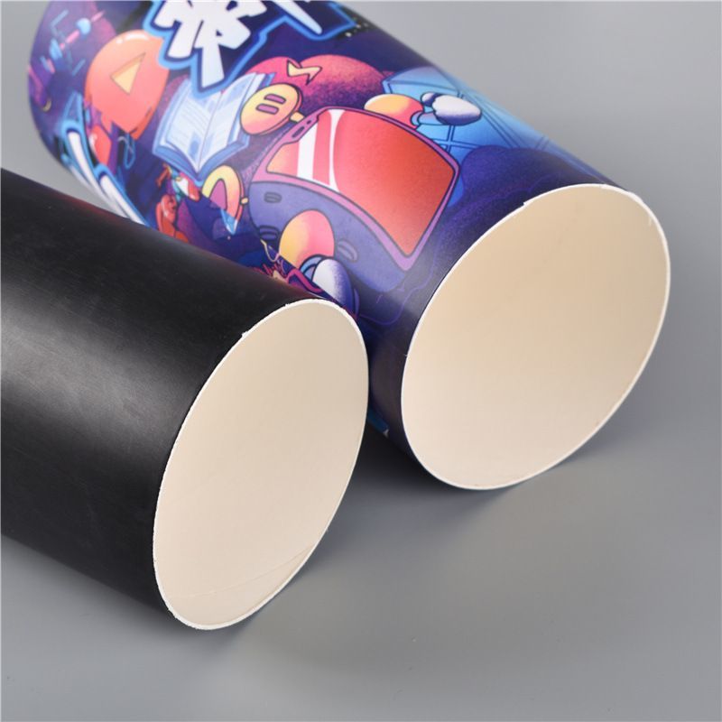 Recyclable Handmade Cylindrical Shape Food Grade Kraft Paper Round Tube Box for Tea/ Coffee/ Flower Gift Packaging