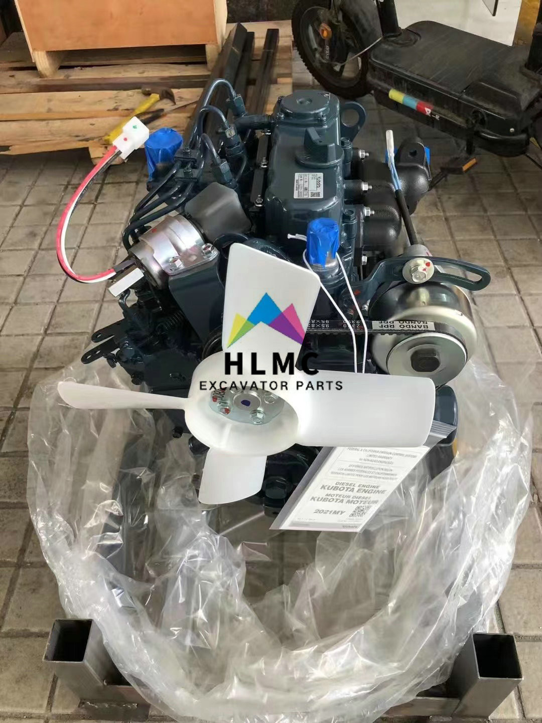 D782 Diesel Engine Assembly Kubota Machinery Engine Parts