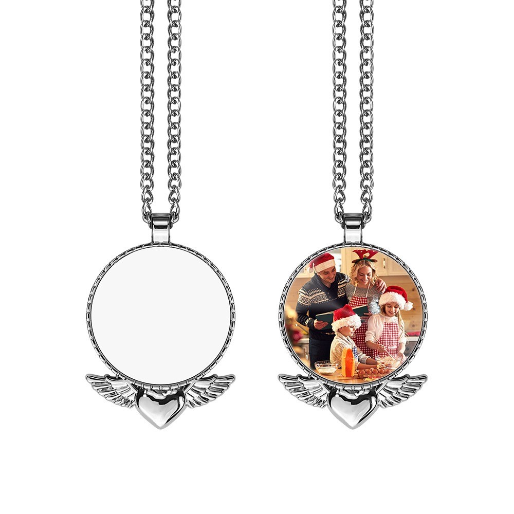 Sublimation Blanks Vintage Necklace Blank Imprintable Sublimation Jewelry
