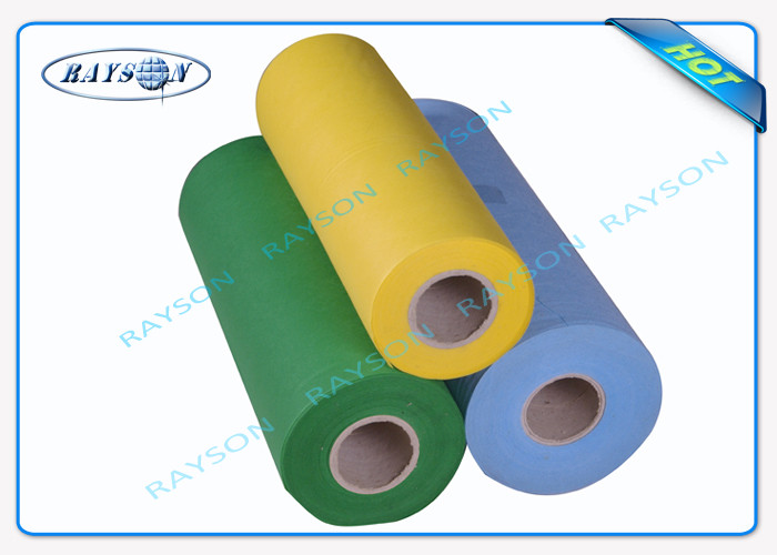 100% Biodegradable PP Spunbond Non woven Fabric Red And Black In Roll