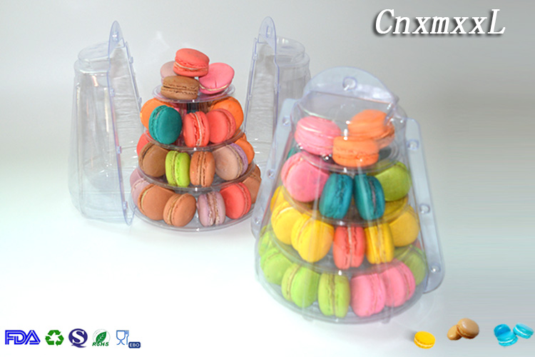 4 tier macaron display tower stand for french macaron
