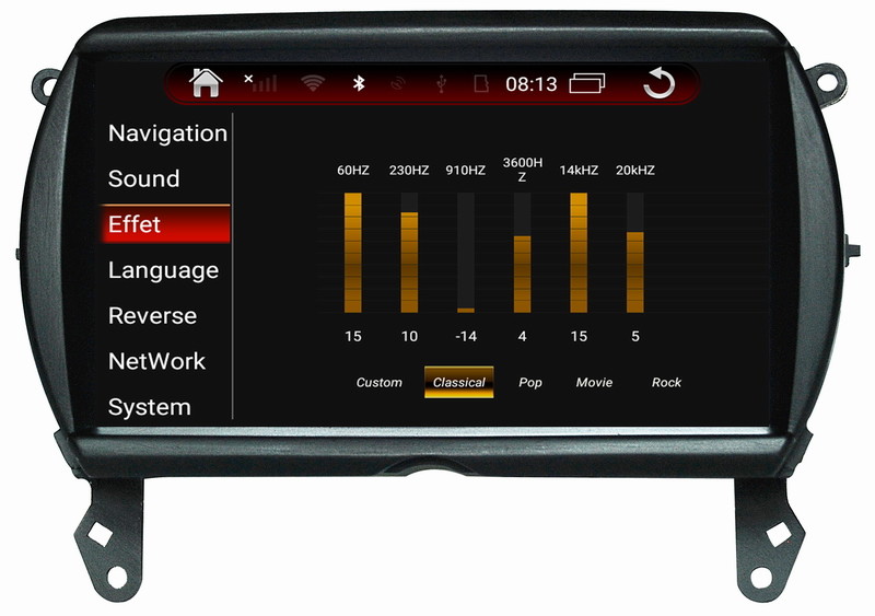 Ouchuangbo car radio gps capacitance multiple android 9.0 system for mini cooper 2014 for wifi 8 core SWC BT