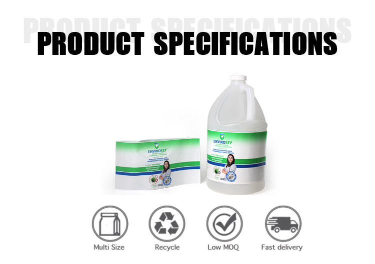 PETG 1 Gallon Water Bottle Shrink Packaging Film Waterproof Pvc Shrink Label ODM