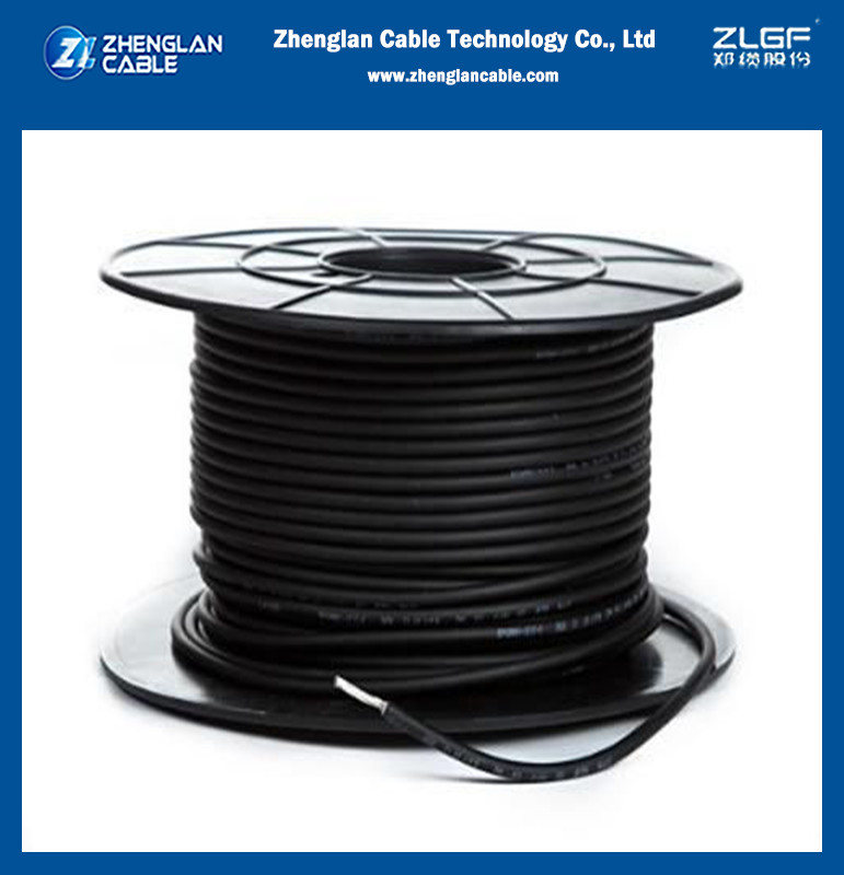 6mm2 PV DC Solar Cable Black For Solar Panels Connection 1.5KV DC H1Z2Z2-k H1z2z2k 6mm
