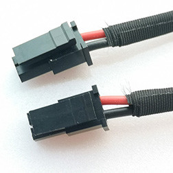 molex 3.0 43025 1*2P to 2*1P cable assembly 1007 20AWG with tape wire harness