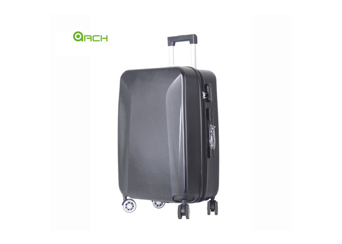 Spacious Smooth Hard Shell Suitcase , Spinner Trolley Luggage