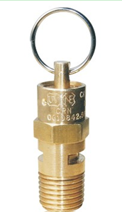 Spring Open Type 1.35Mpa RSV Brass Safety Valve 1/8" - 2" PT For Air Compressor