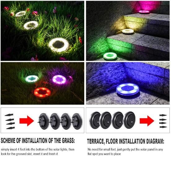 IP68 Water Resistant In Ground Garden Lights Super Bearing Capacity Easy Installation