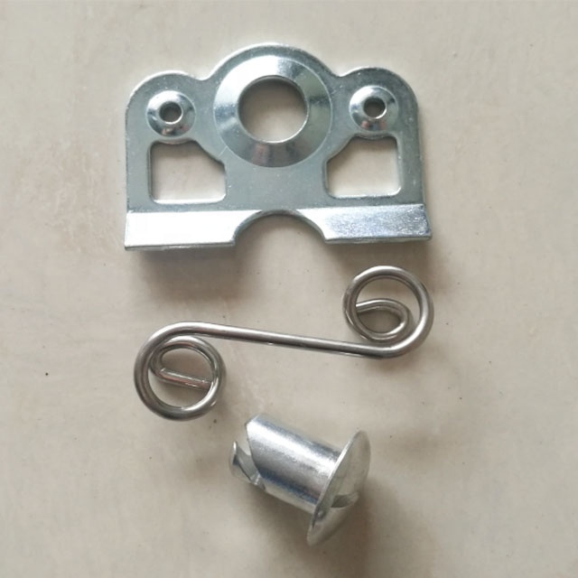Universal Silver Steel Self Ejecting Dzus 7/16 With Steel 1-3/8" Spring Backing Plate For Professional Grade Applications