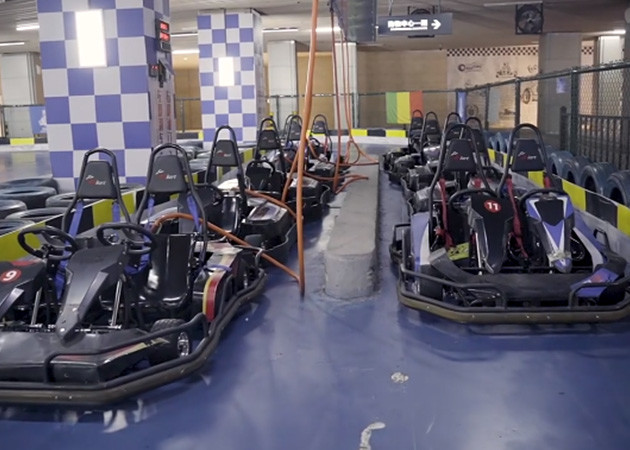 Outdoor 3500RPM Kids Electric Go Karts 2.54Nm Motorized Go Kart