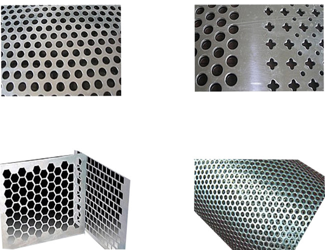 Artistic Perforated Aluminium Plate , Customized Aluminum Sheet With Holes